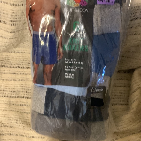 Fruit of the Loom 6 Tag Free Knot Boxers 2XL New - Picture 3 of 4
